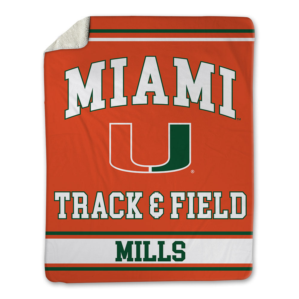 Miami - NCAA Women's Track & Field : Jemima Mills - Blanket-0