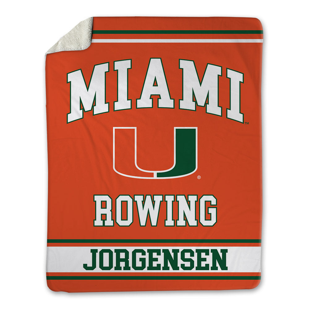 Miami - NCAA Women's Rowing : Kaitlyn Jorgensen - Blanket-0