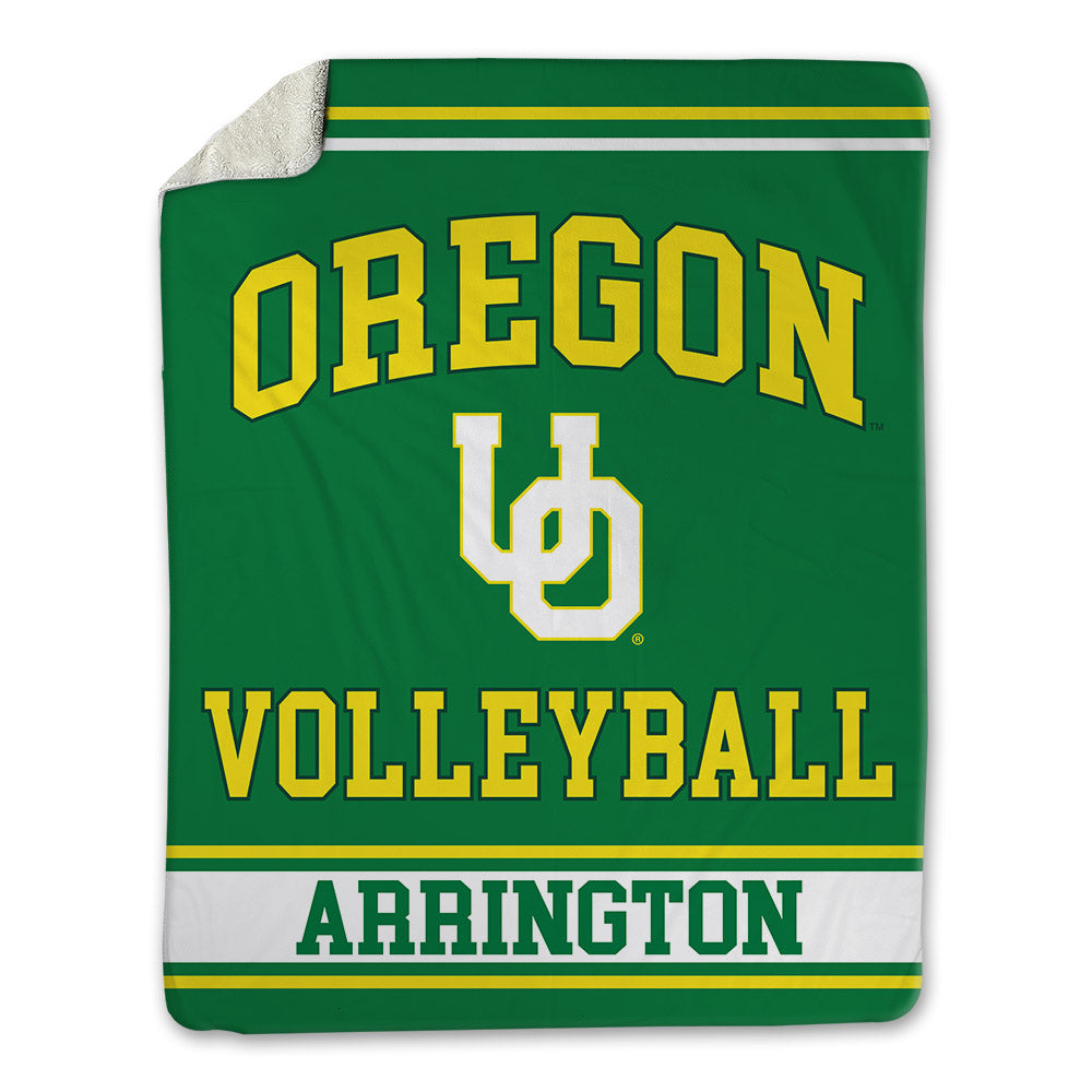 Oregon - NCAA Women's Volleyball : Marlee Arrington - Blanket-0