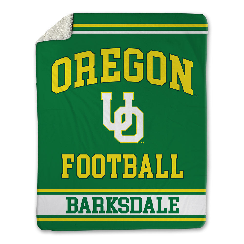 Oregon - NCAA Football : Xavier Barksdale - Blanket-0