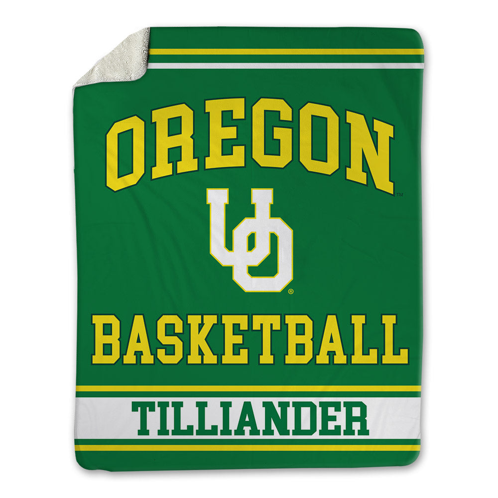 Oregon - NCAA Women's Basketball : Filippa Tilliander - Blanket-0
