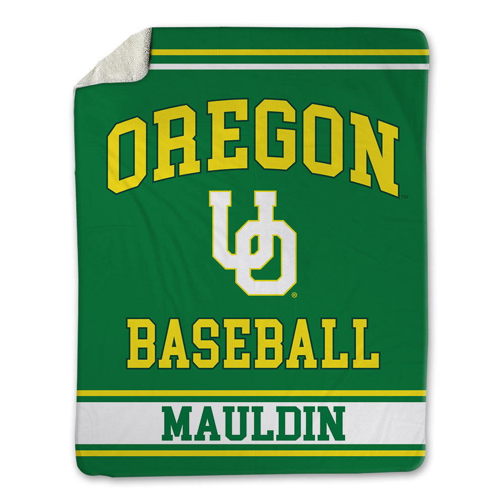 Oregon - NCAA Baseball : Carlos Mauldin - Blanket-0