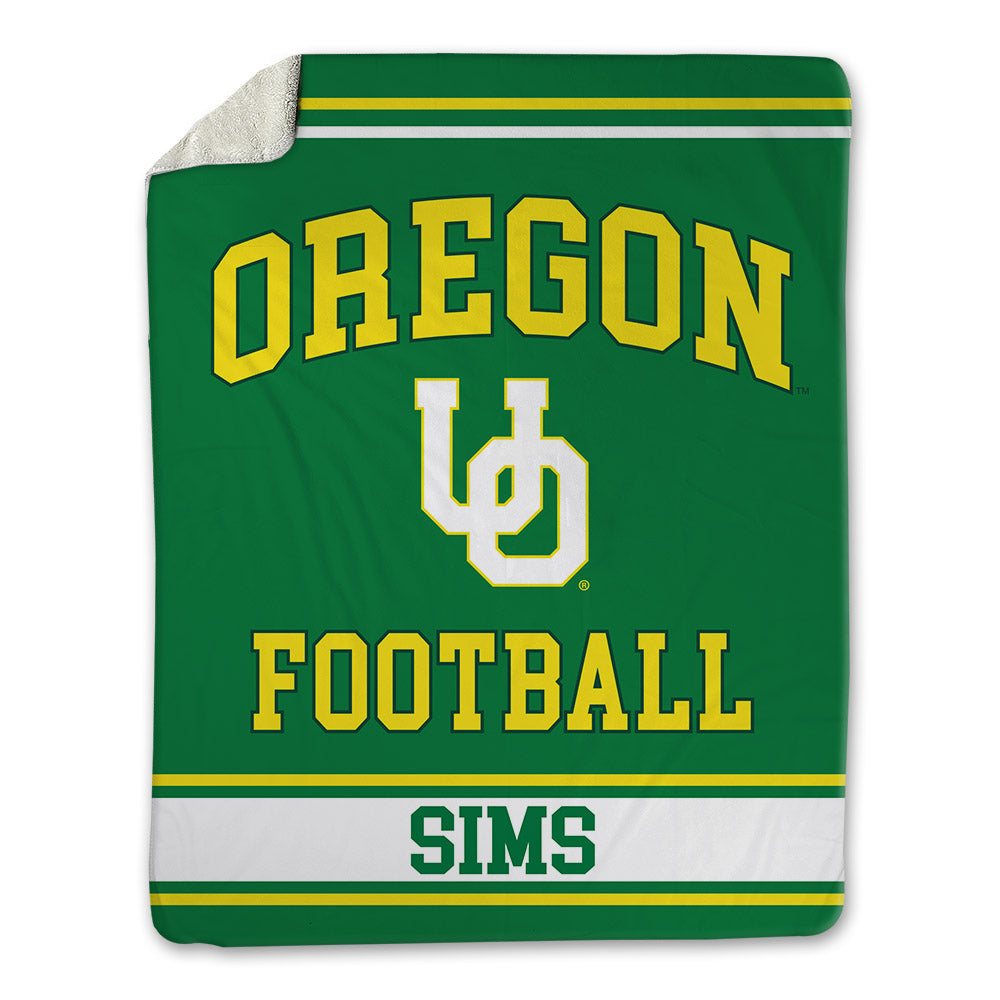 Oregon - NCAA Football : Xadavien Sims - Blanket-0