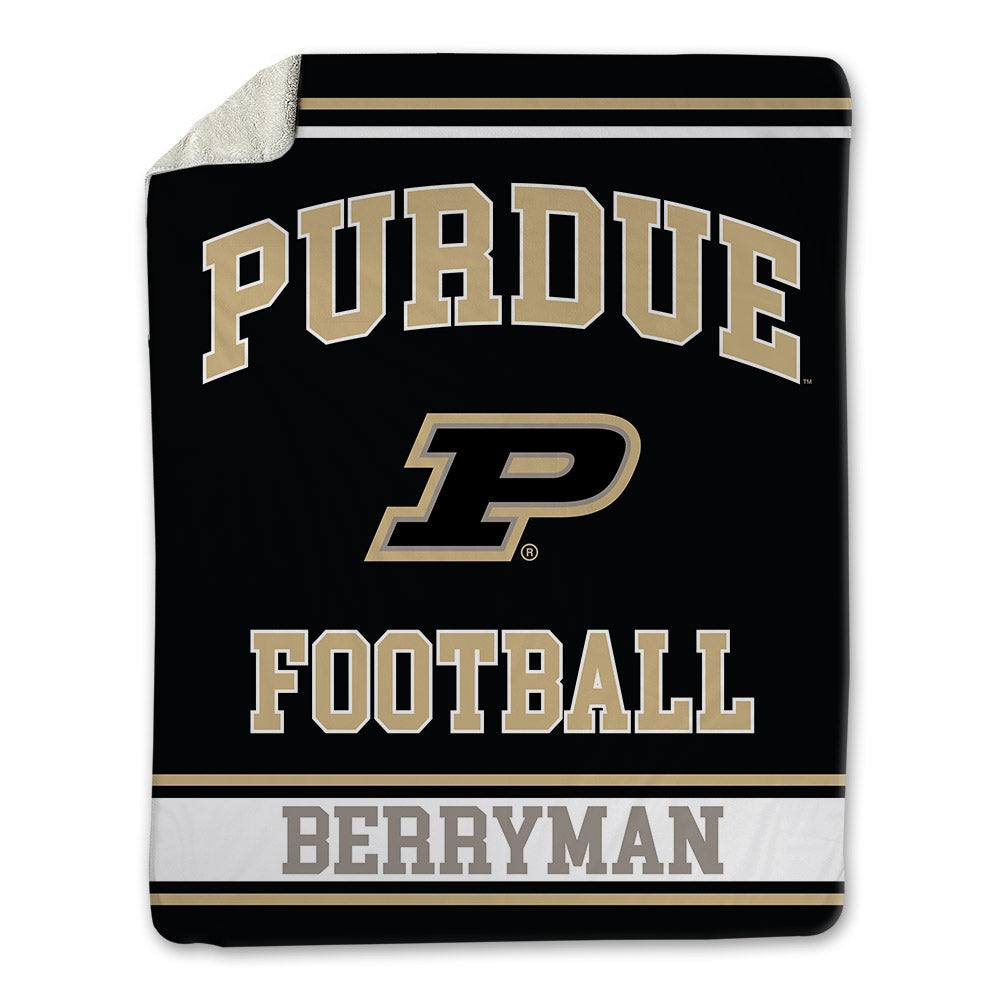 Purdue - NCAA Football : Jackson Berryman - Blanket-0