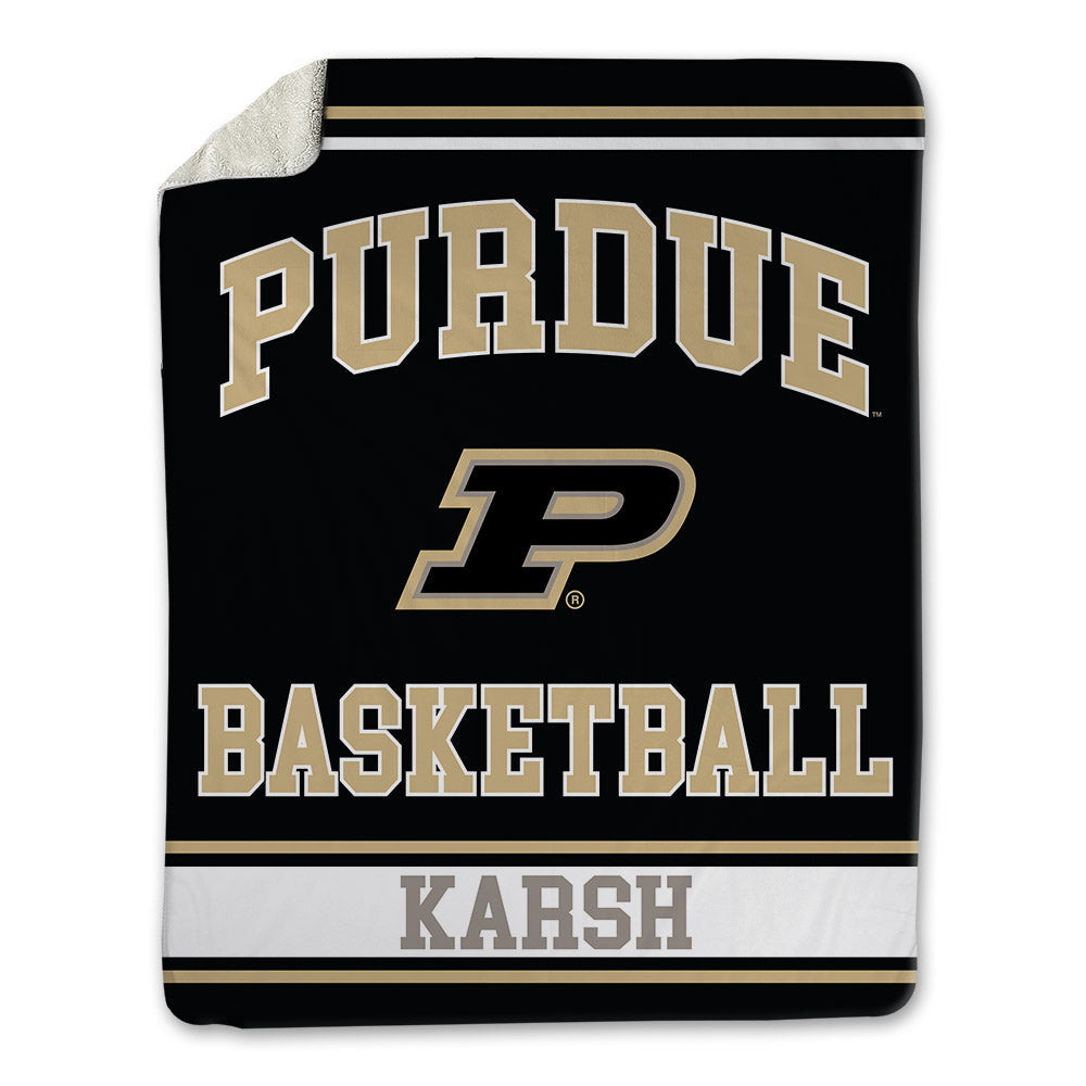 Purdue - NCAA Women's Basketball : Hila Karsh - Blanket-0