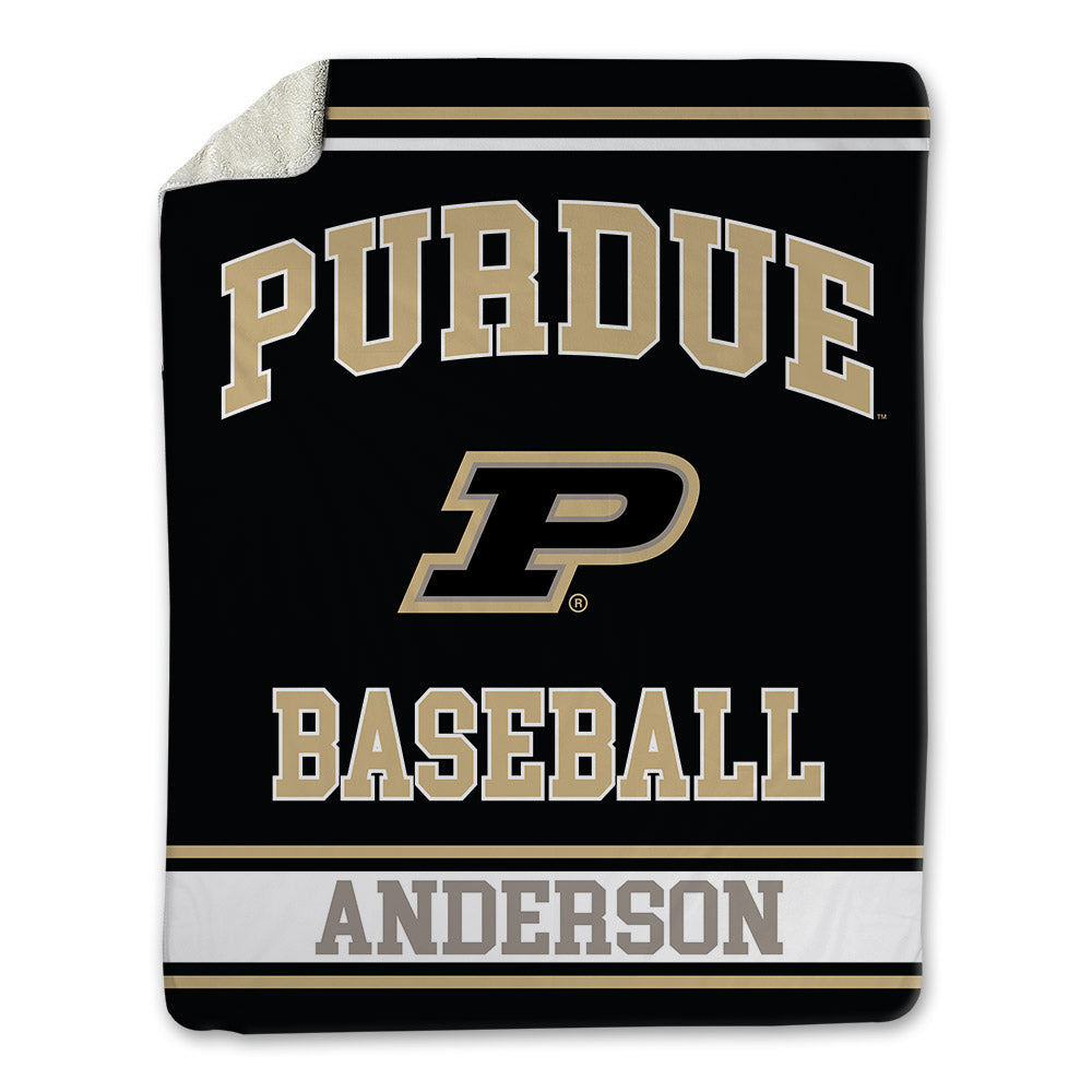 Purdue - NCAA Baseball : Eli Anderson - Blanket-0