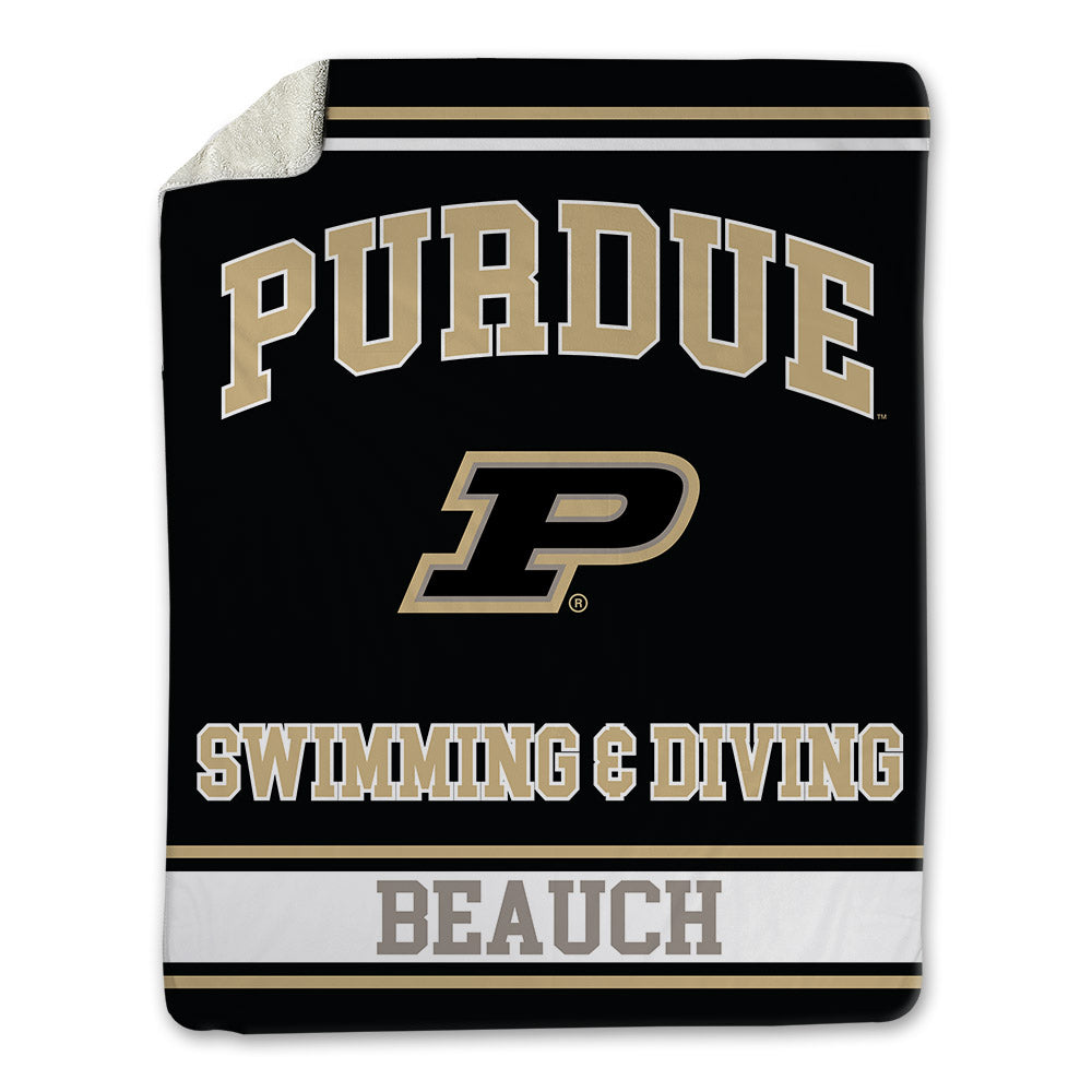 Purdue - NCAA Women's Swimming & Diving : Brooklyn Beauch - Blanket-0