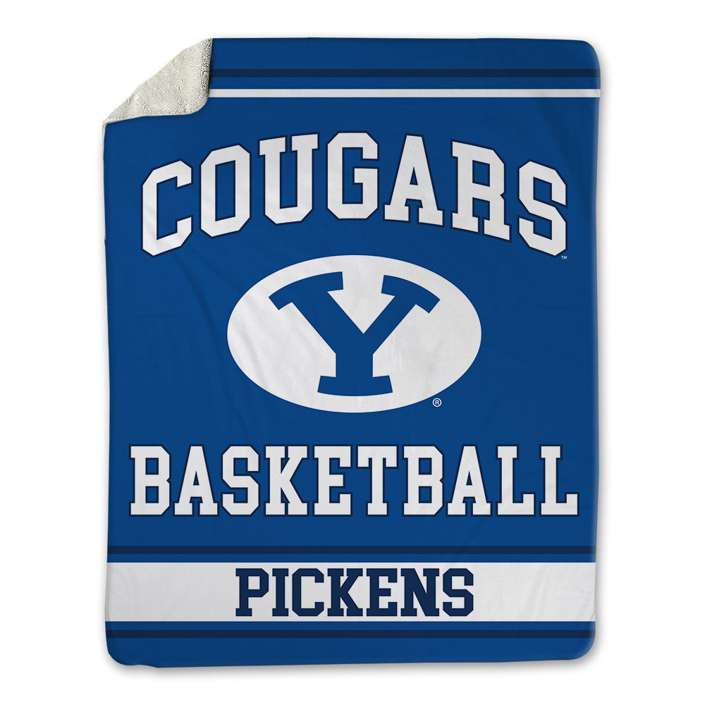 BYU - NCAA Men's Basketball : Nate Pickens - Blanket-0