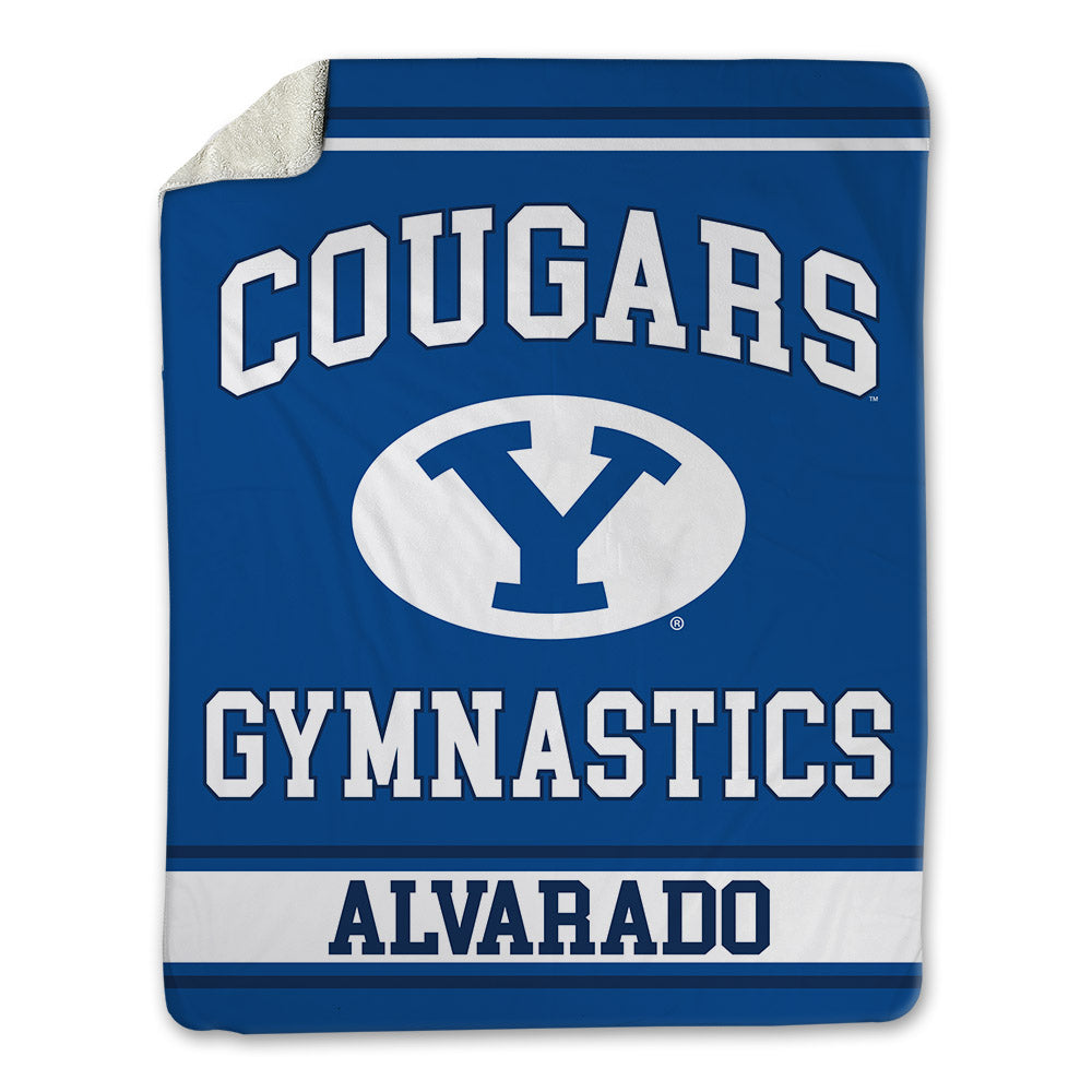 BYU - NCAA Women's Gymnastics : alilah alvarado - Blanket-0