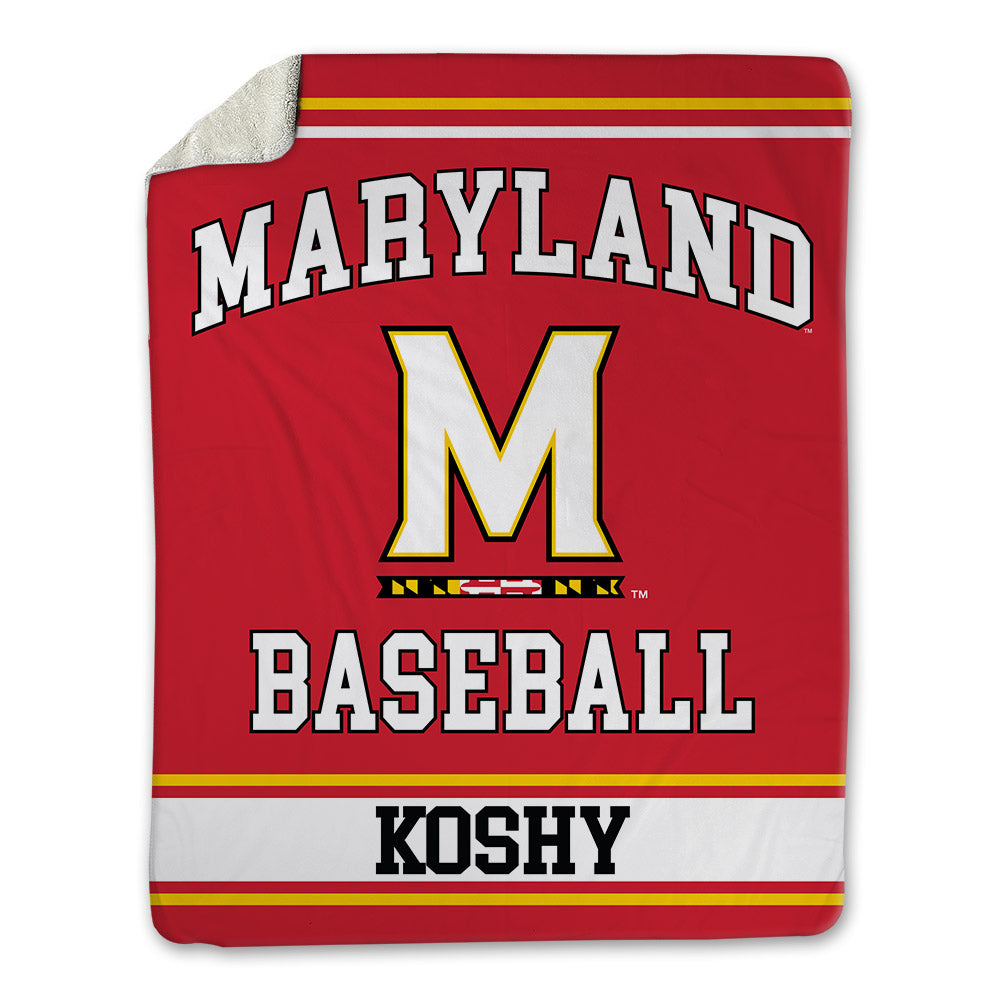 Maryland - NCAA Baseball : Andrew Koshy - Blanket-0