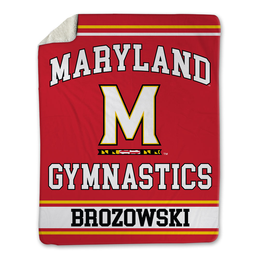 Maryland - NCAA Women's Gymnastics : Tasha Brozowski - Blanket-0