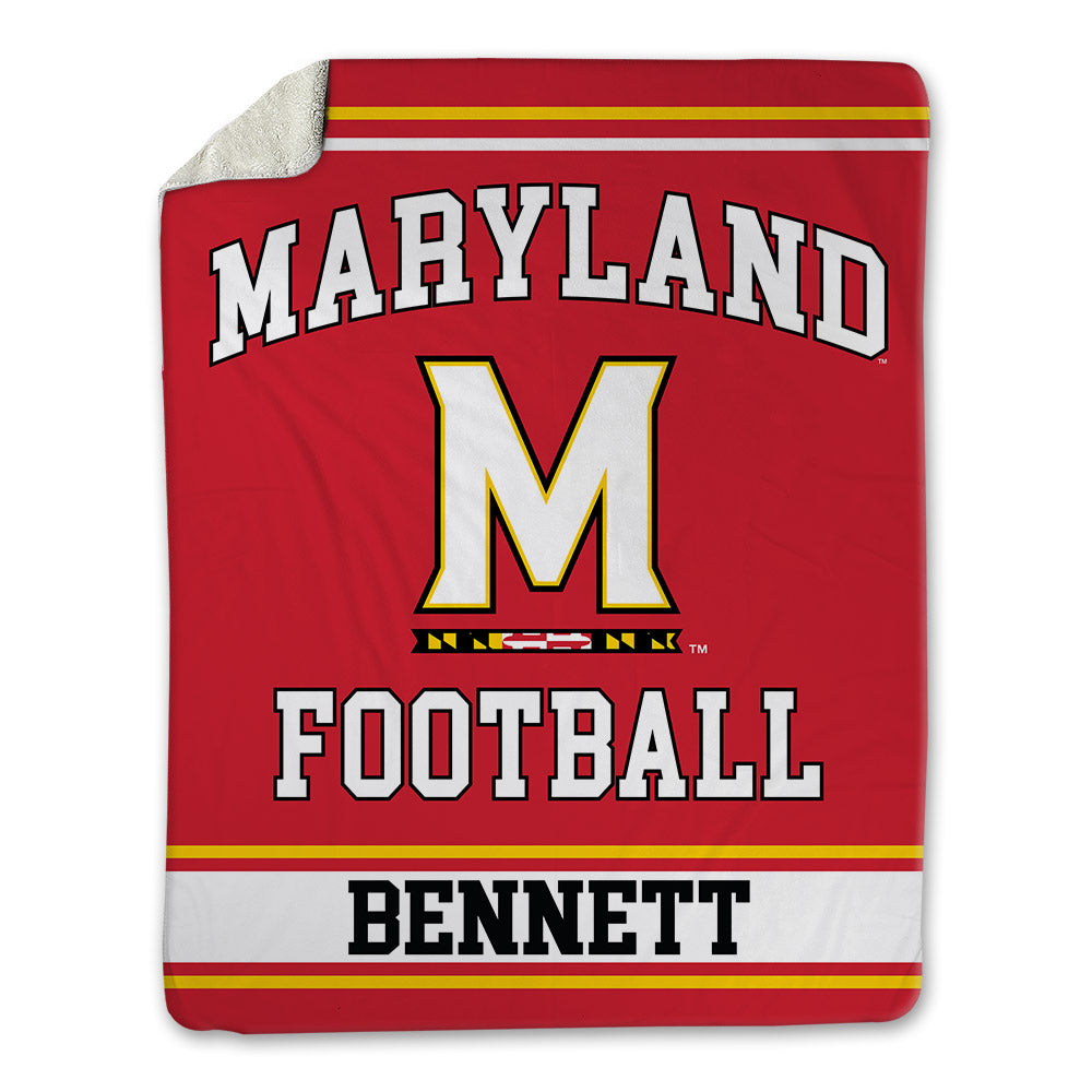 Maryland - NCAA Football : Logan Bennett - Blanket-0