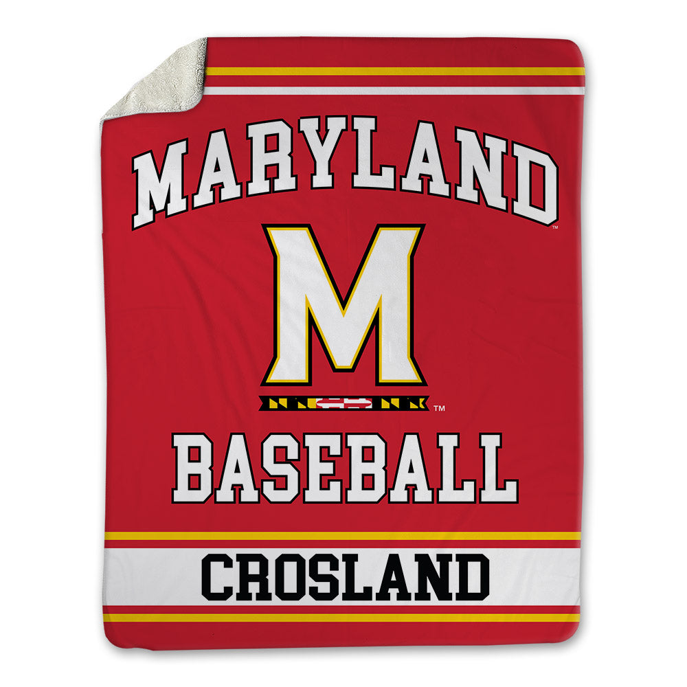 Maryland - NCAA Baseball : Jordan Crosland - Blanket-0