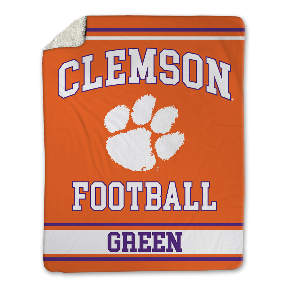 Clemson - NCAA Football : Jarvis Green - Blanket-0