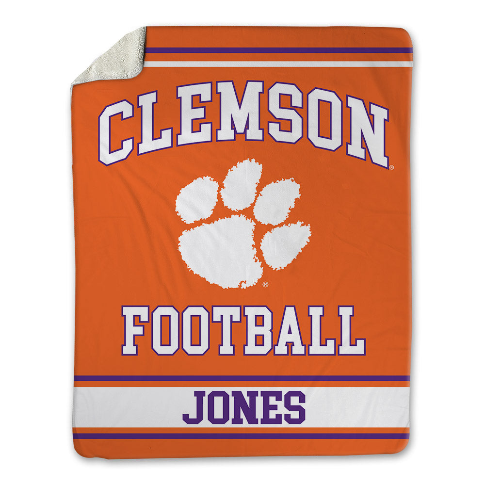 Clemson - NCAA Football : Ricardo Jones - Blanket-0