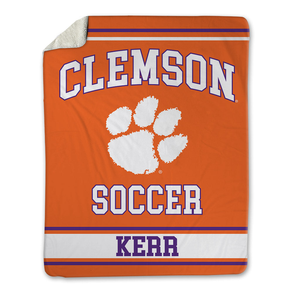 Clemson - NCAA Women's Soccer : Neely Kerr - Blanket-0