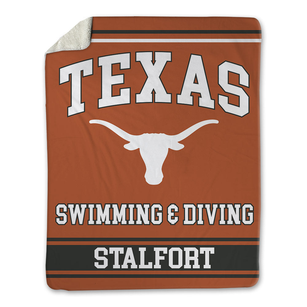 Texas - NCAA Women's Swimming & Diving : Amanda Stalfort - Blanket-0