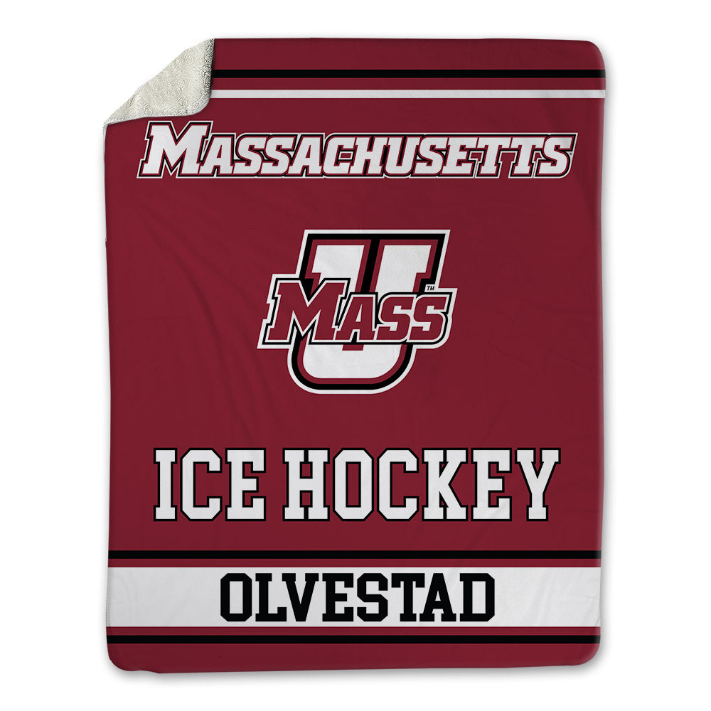 UMass - NCAA Men's Ice Hockey : Lucas Olvestad - Blanket-0