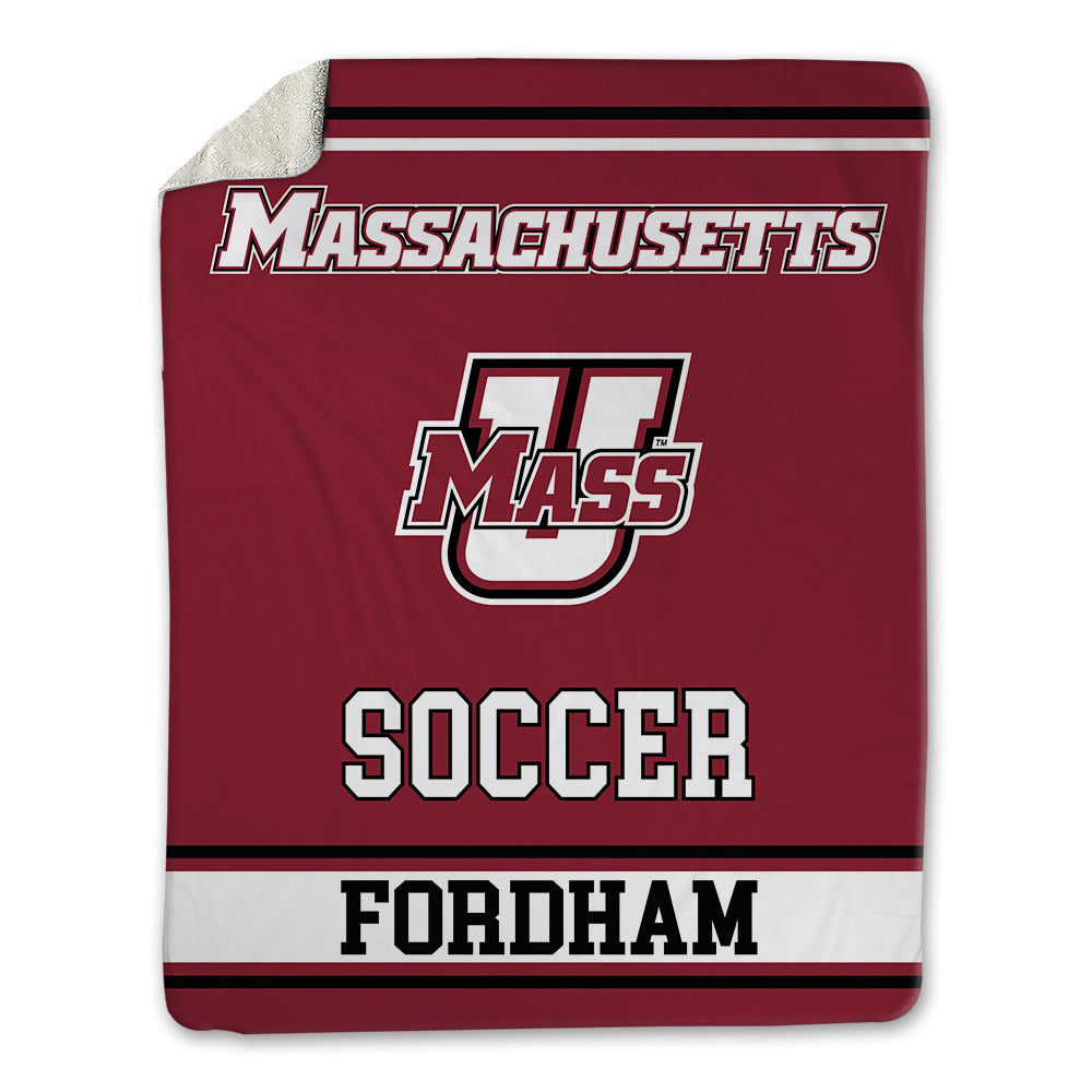 UMass - NCAA Men's Soccer : Matthew Fordham - Blanket-0