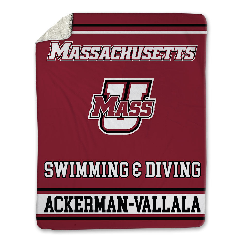 UMass - NCAA Women's Swimming & Diving : Diya Ackerman-Vallala - Blanket-0