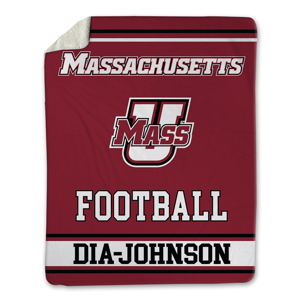 UMass - NCAA Football : Kezion Dia-Johnson - Blanket-0