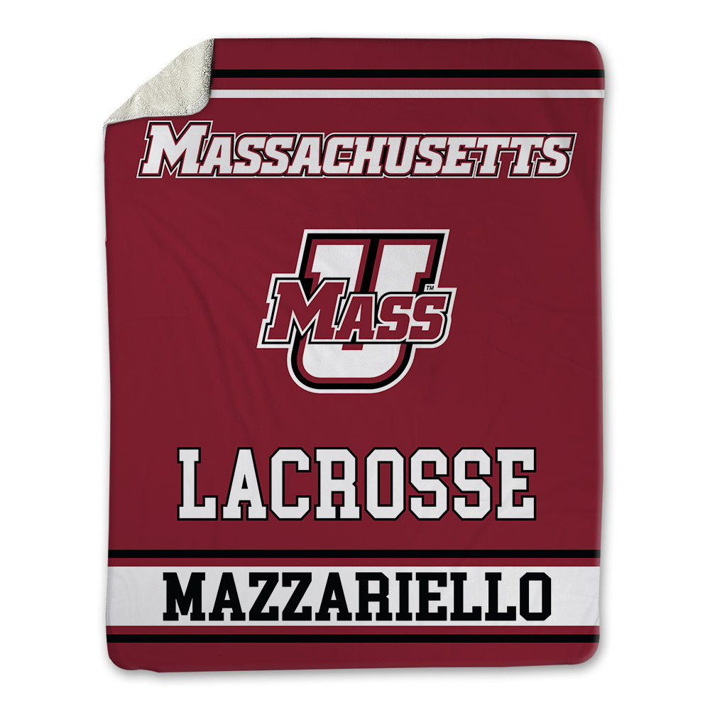 UMass - NCAA Men's Lacrosse : Ryan Mazzariello - Blanket-0