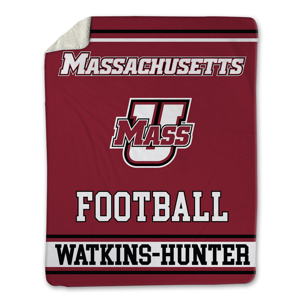 UMass - NCAA Football : Kamren Watkins-Hunter - Blanket-0