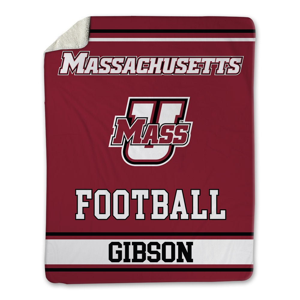 UMass - NCAA Football : Jacquon Gibson - Blanket-0