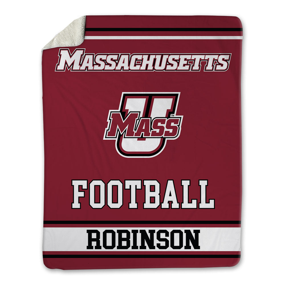 UMass - NCAA Football : Aquan Robinson - Blanket-0