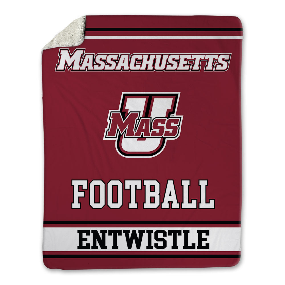 UMass - NCAA Football : Michael Entwistle - Blanket-0