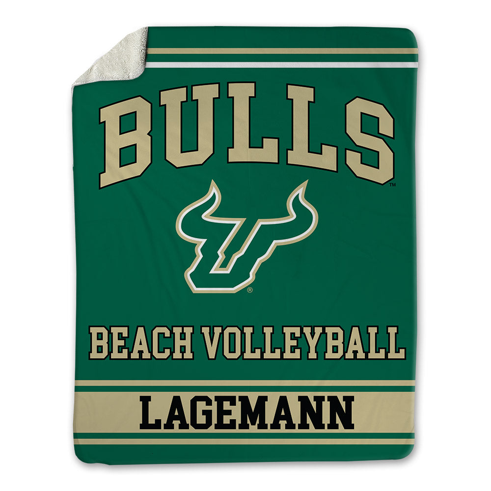 USF - NCAA Beach Volleyball : Abigail Lagemann - Blanket-0