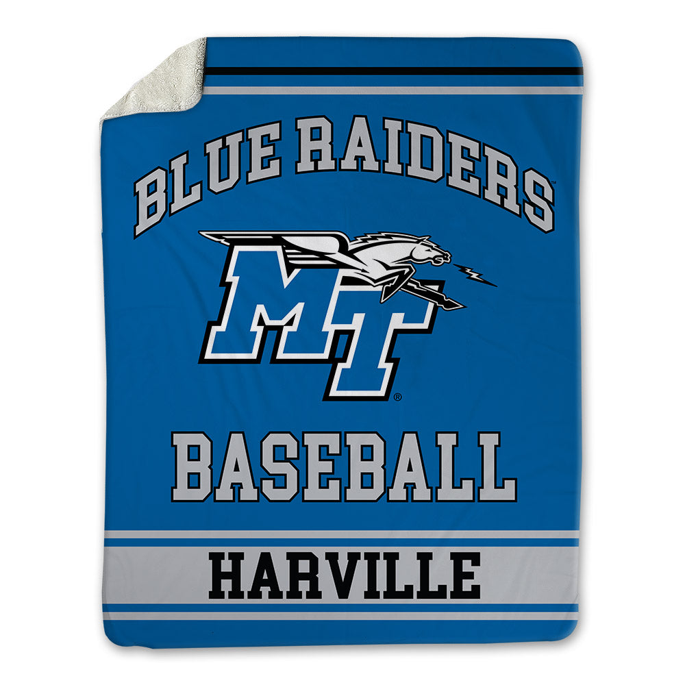 MTSU - NCAA Baseball : Ryder Harville - Blanket-0