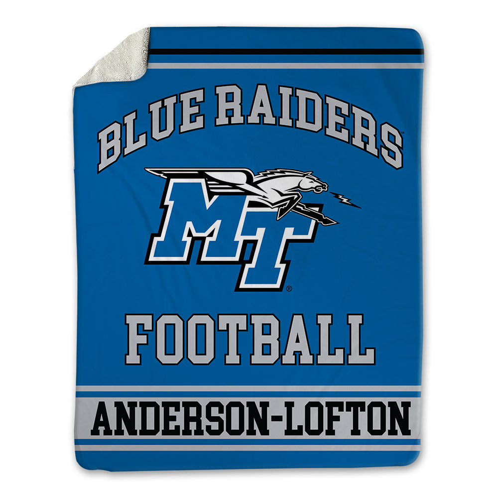 MTSU - NCAA Football : Stanley Anderson-Lofton - Blanket-0