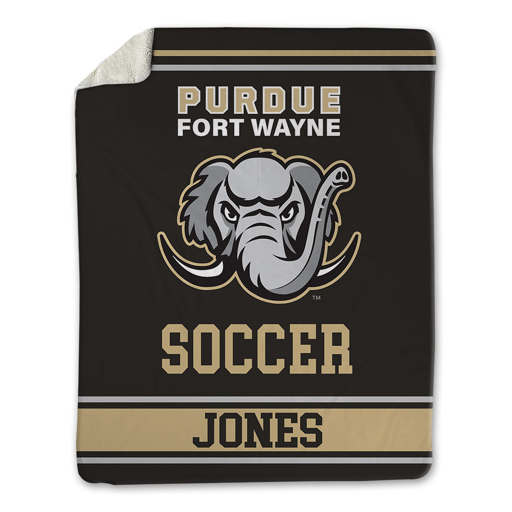 PFW - NCAA Men's Soccer : Josh Jones - Blanket-0