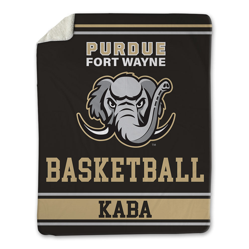 PFW - NCAA Men's Basketball : Ebrahim Kaba - Blanket-0
