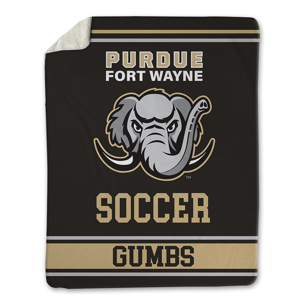 PFW - NCAA Men's Soccer : Tegan Gumbs - Blanket-0