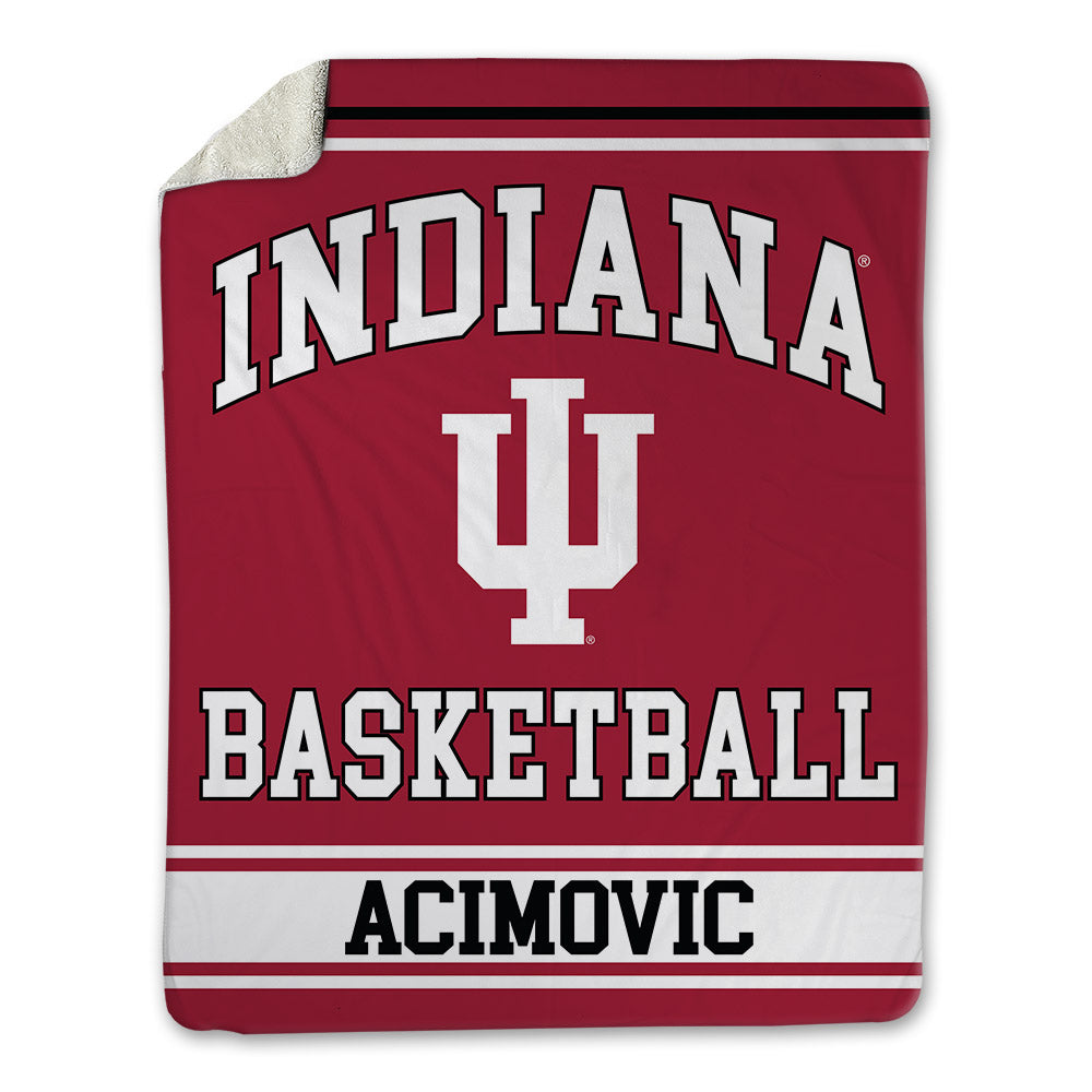Indiana - NCAA Men's Basketball : Andrej Acimovic - Blanket-0