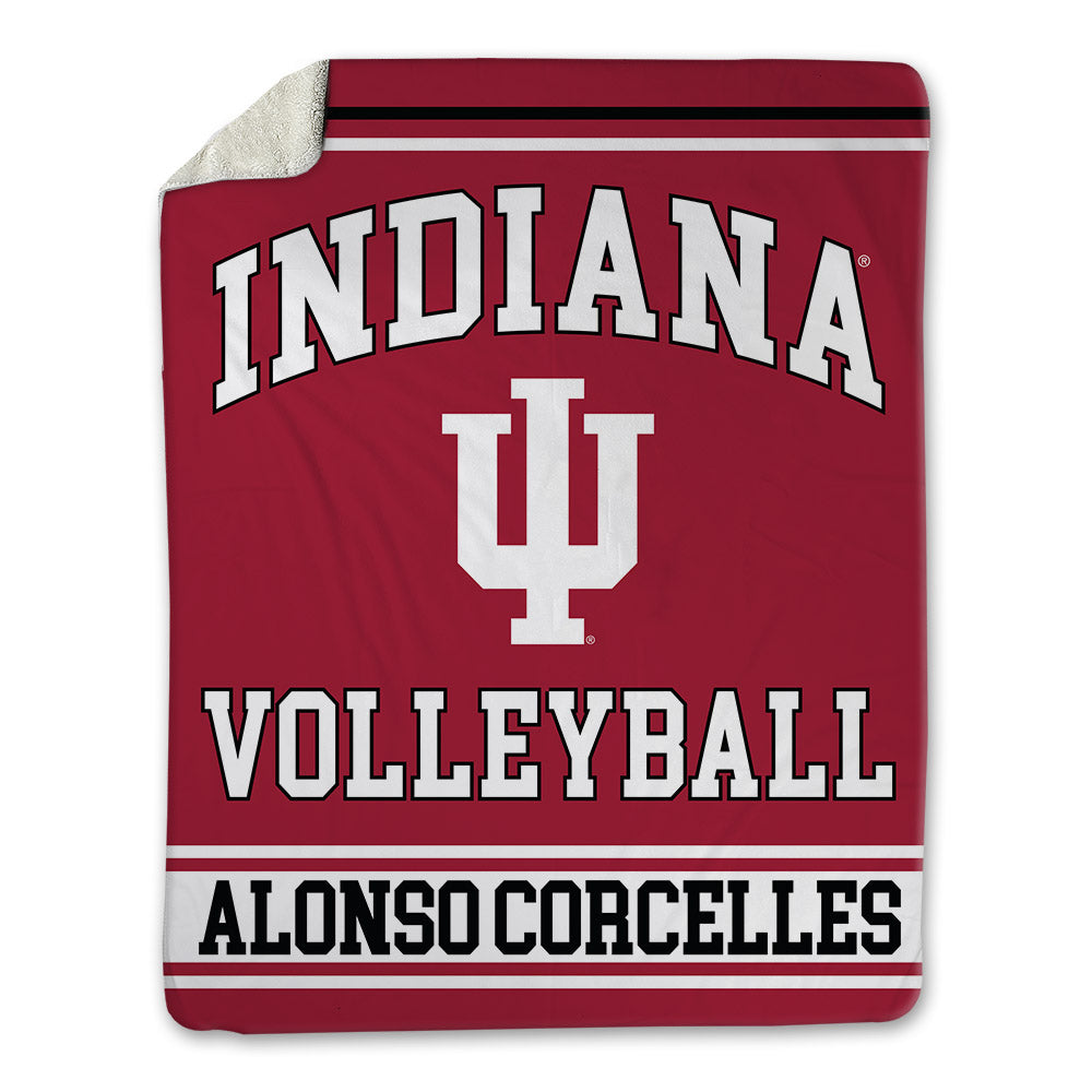 Indiana - NCAA Women's Volleyball : Candela Alonso Corcelles - Blanket-0