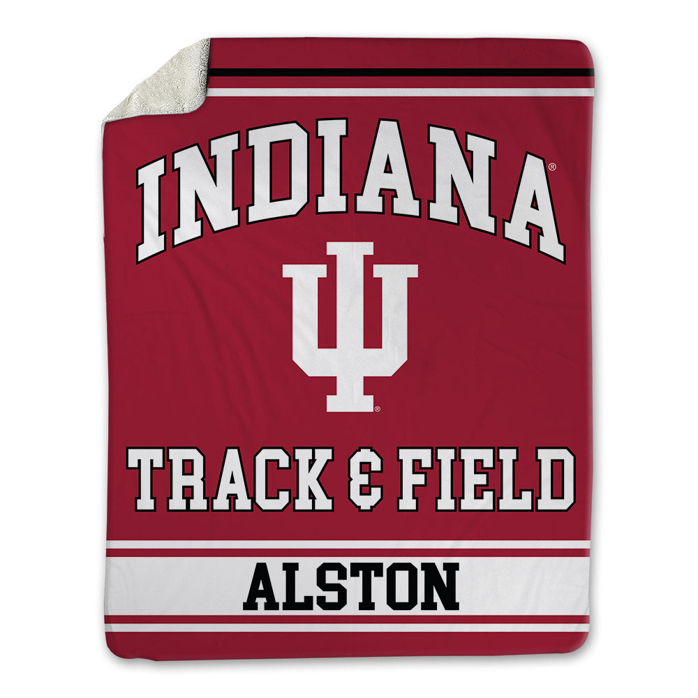 Indiana - NCAA Men's Track & Field : Xavier Alston - Blanket-0