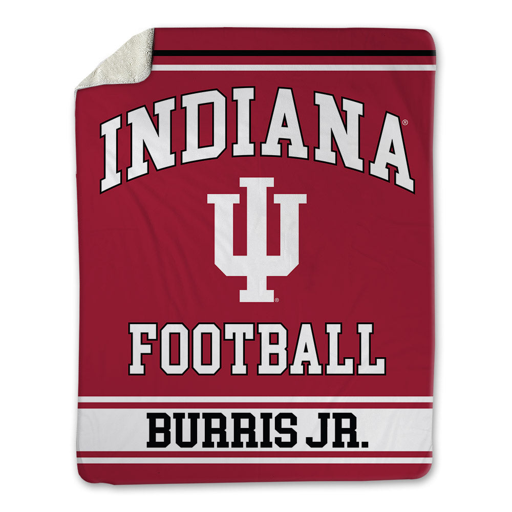 Indiana - NCAA Football : Marcus Burris Jr. - Blanket-0