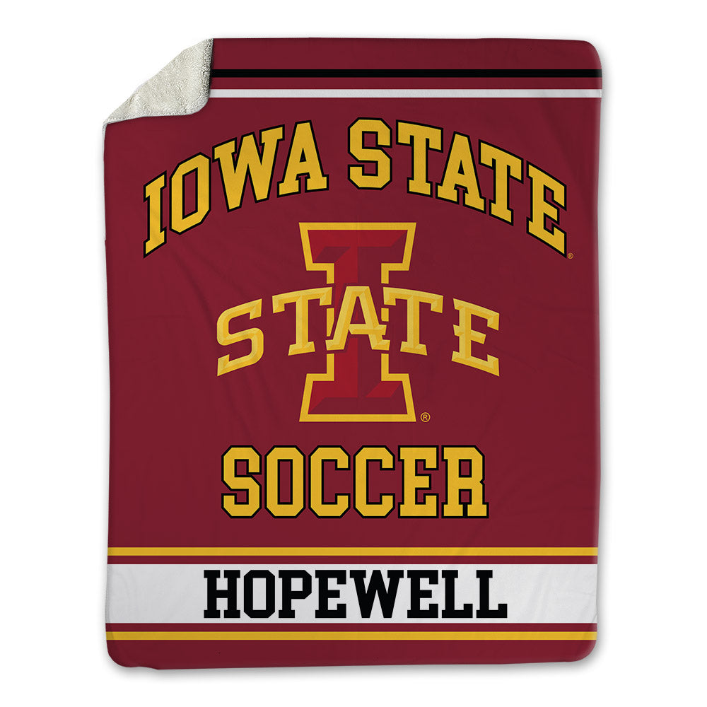 Iowa State - NCAA Women's Soccer : Erin Hopewell - Blanket-0