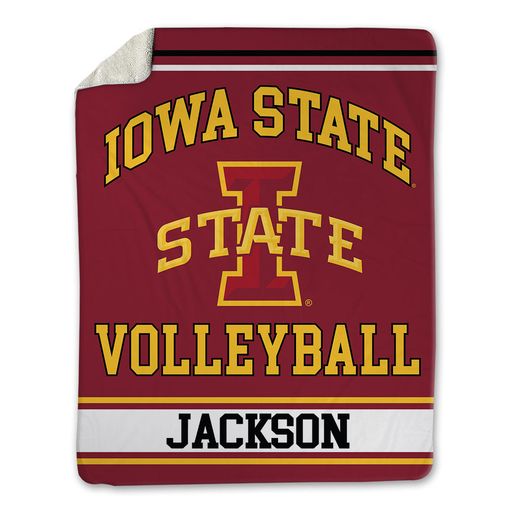 Iowa State - NCAA Women's Volleyball : Tierney Jackson - Blanket-0