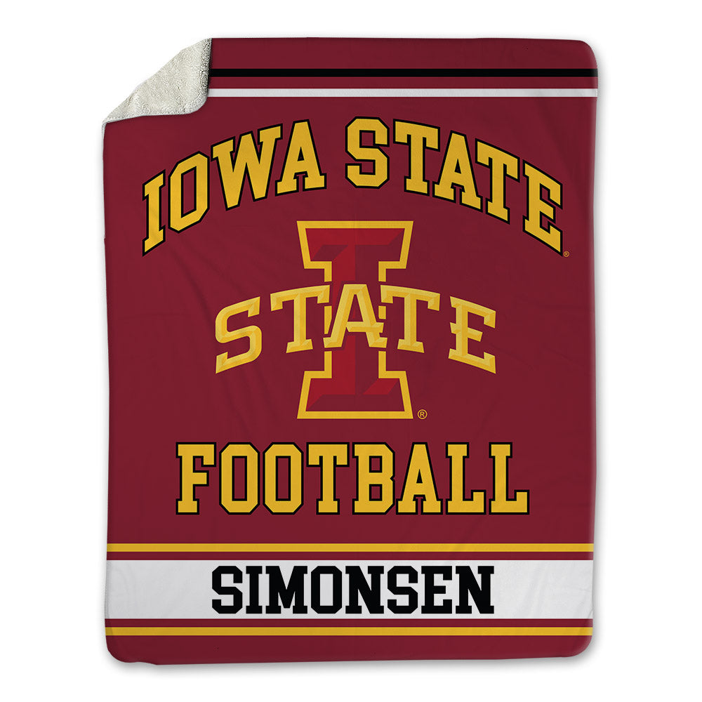Iowa State - NCAA Football : Braden Simonsen - Blanket-0