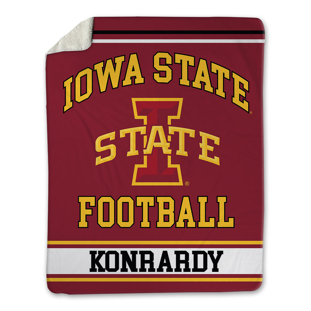 Iowa State - NCAA Football : Kyle Konrardy - Blanket-0