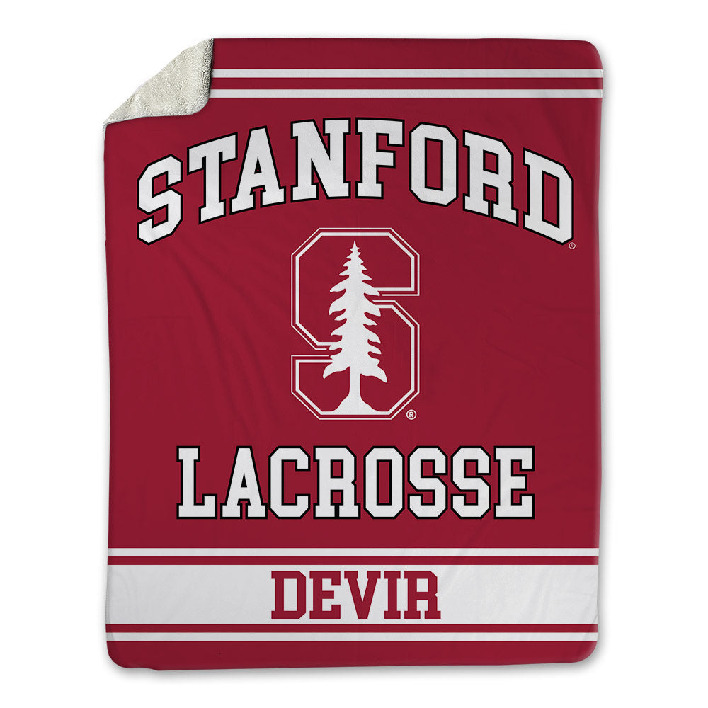 Stanford - NCAA Women's Lacrosse : Lindsey Devir - Blanket-0