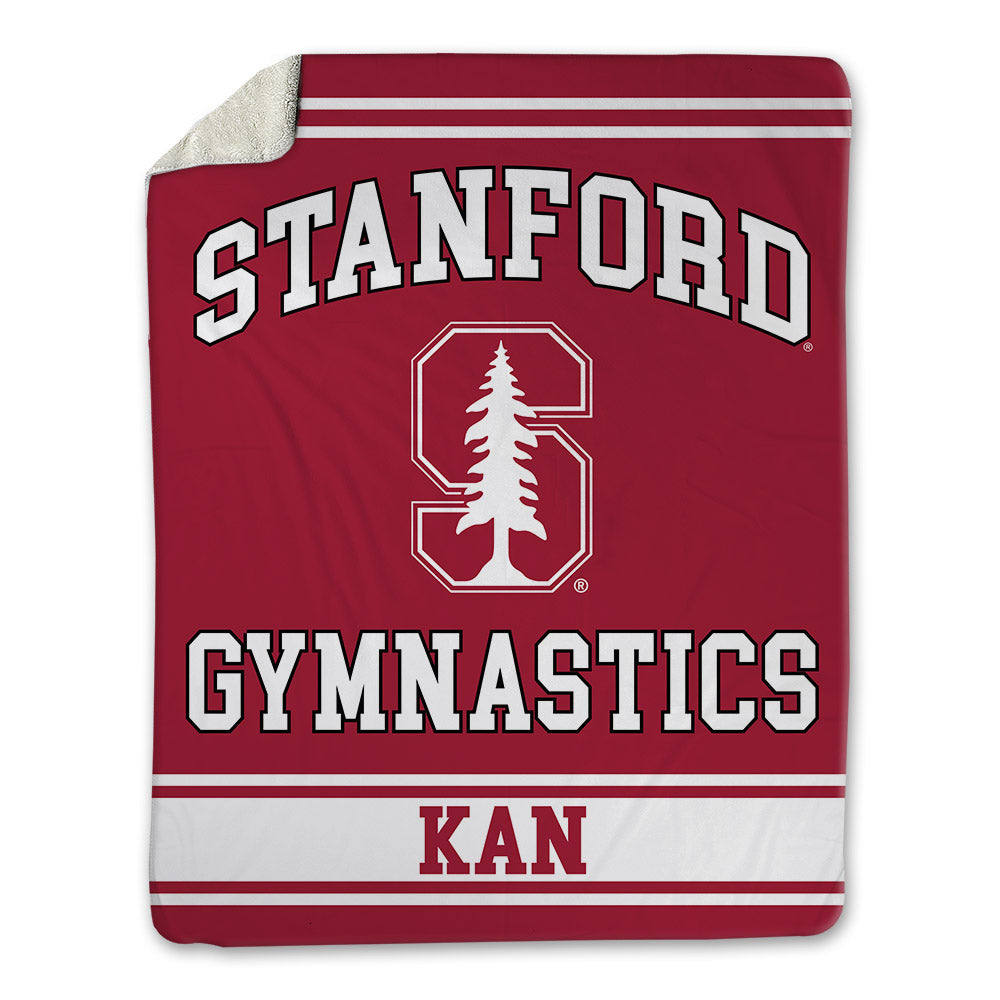 Stanford - NCAA Men's Gymnastics : Maksim Kan - Blanket-0