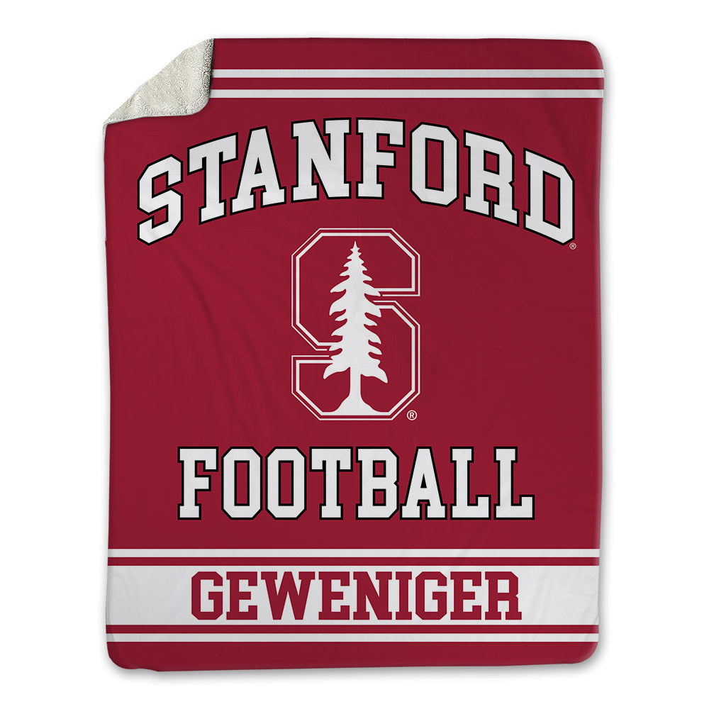 Stanford - NCAA Football : Gavin Geweniger - Blanket-0