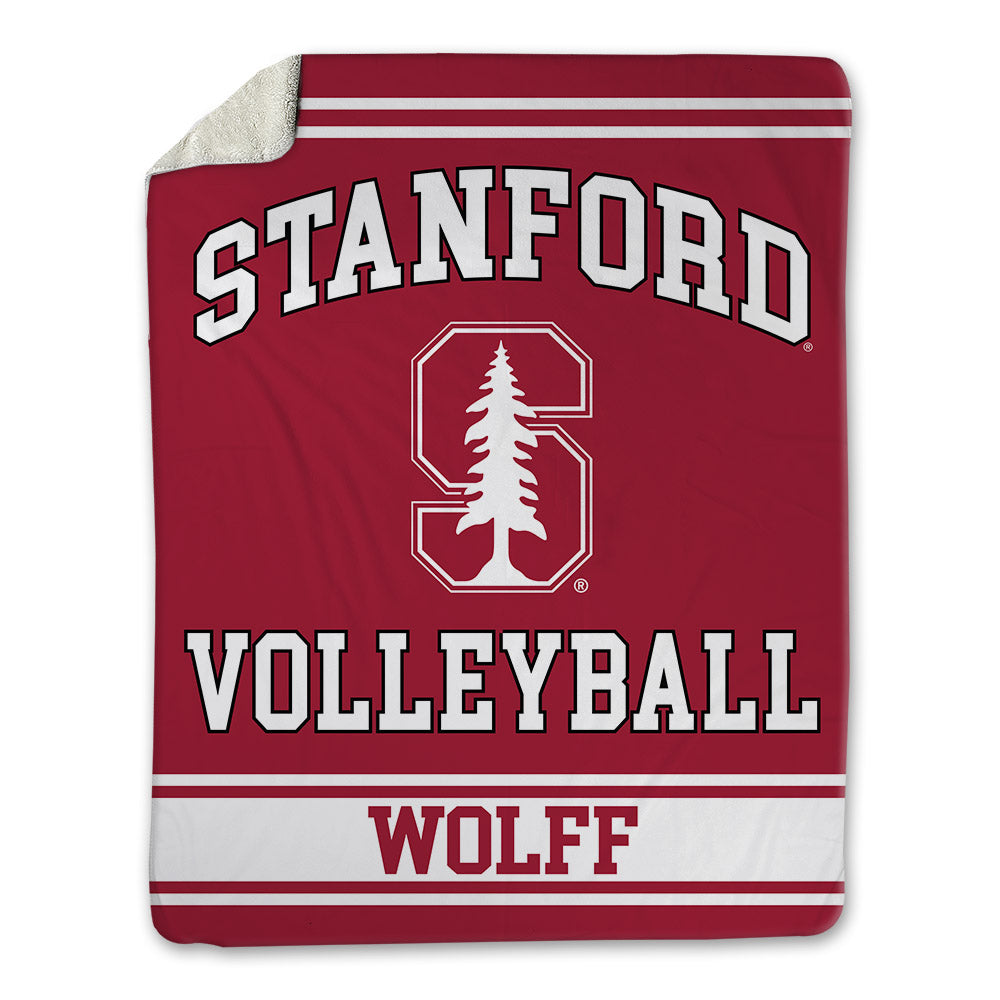 Stanford - NCAA Men's Volleyball : David Wolff - Blanket-0