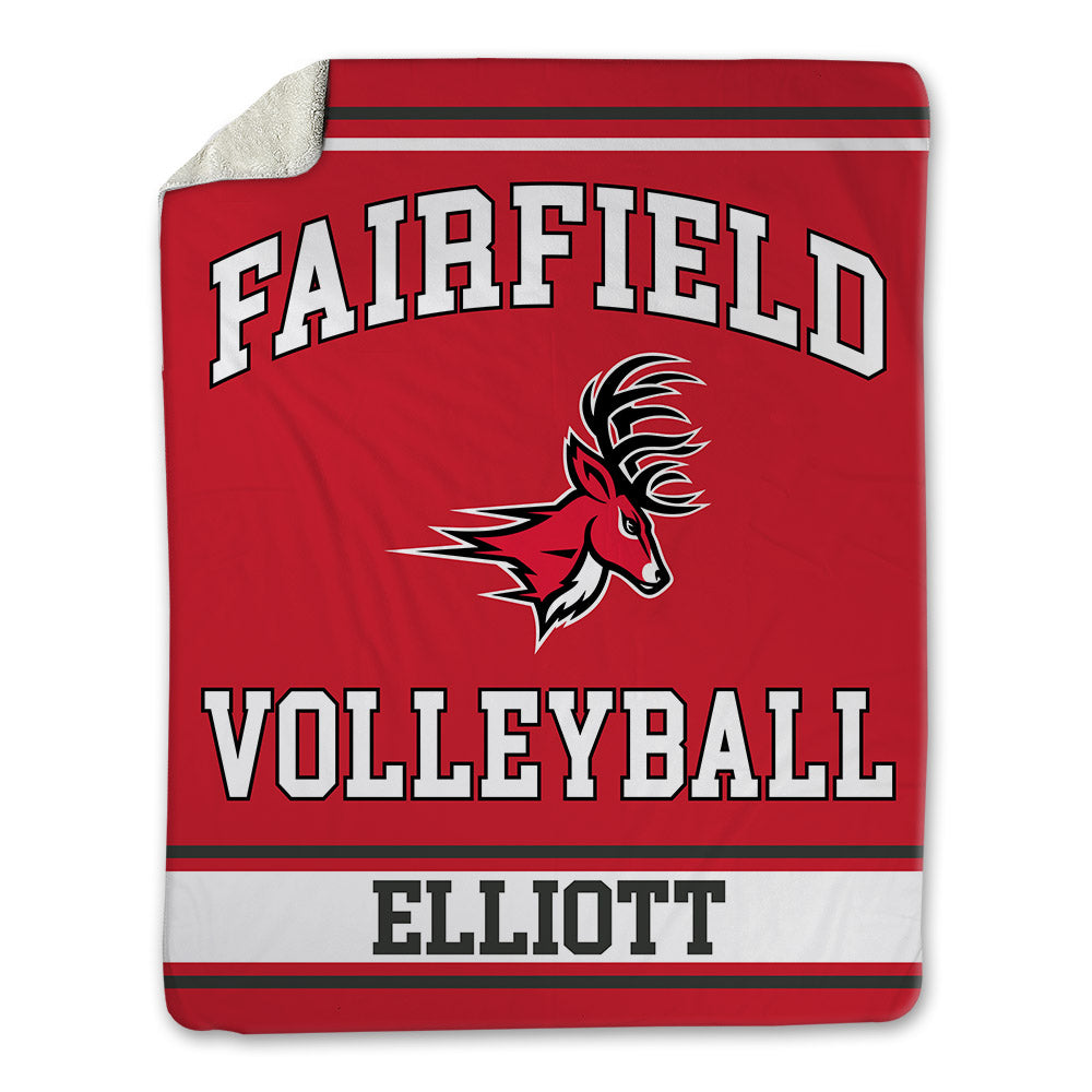 Fairfield - NCAA Women's Volleyball : Allie Elliott - Blanket-0