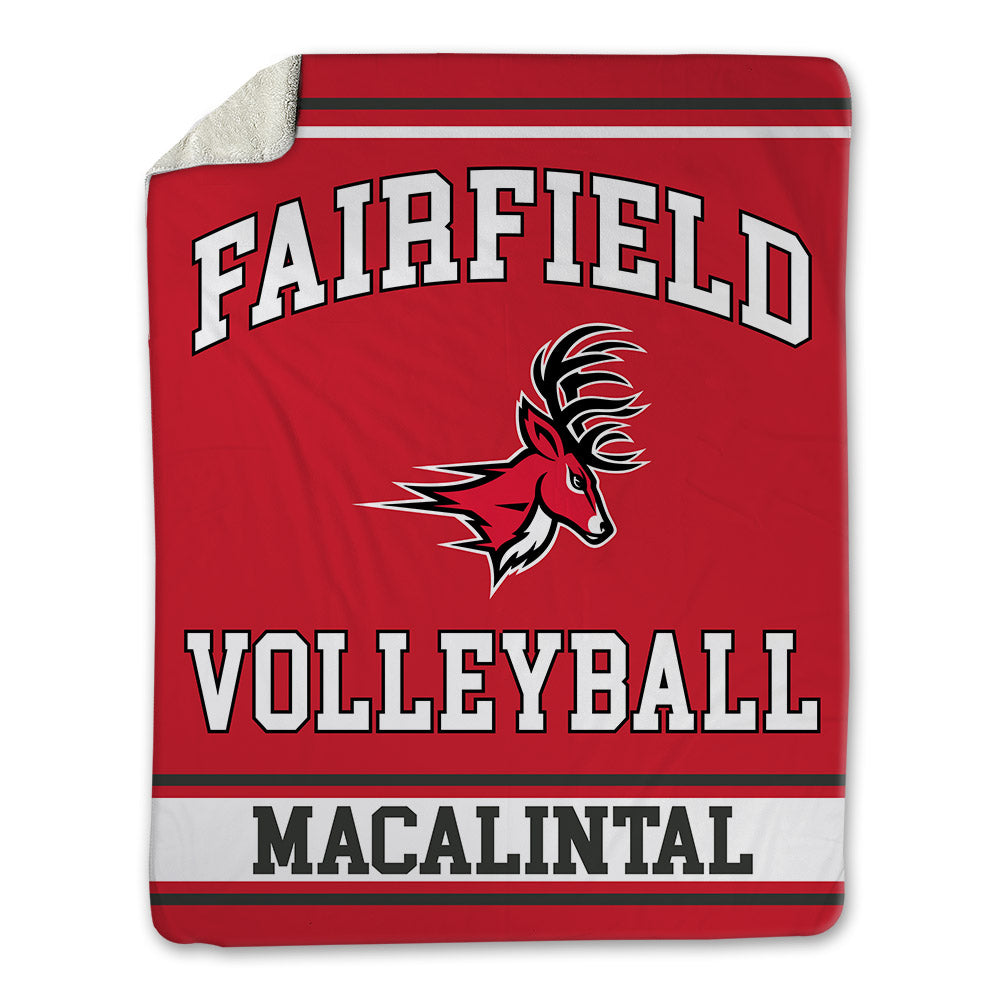 Fairfield - NCAA Women's Volleyball : Nicole Macalintal - Blanket-0